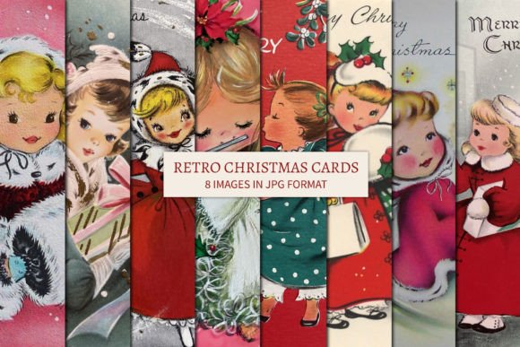 Download Retro Christmas Cards II - Christmas Collection