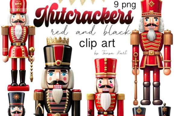 Download Christmas Red and Black Nutcracker PNG - Christmas Collection