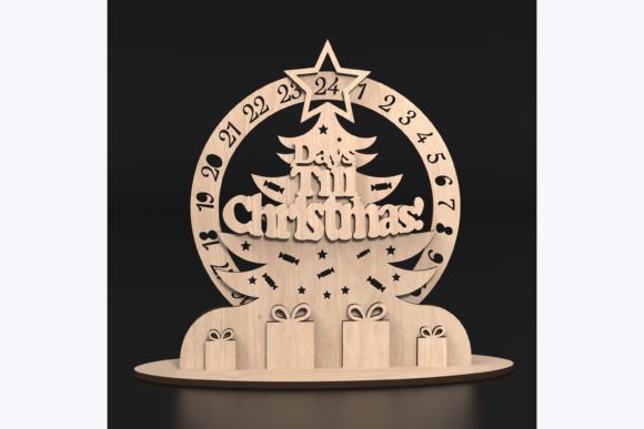 Download Laser Cut Days Till Christmas Tree Svg - Christmas Collection