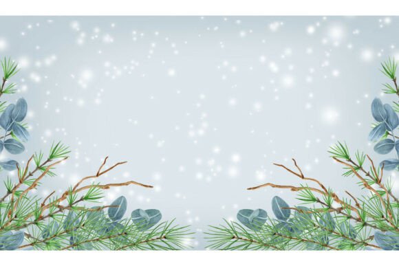 Download Winter Background Christmas Frame Spruce - Christmas Collection