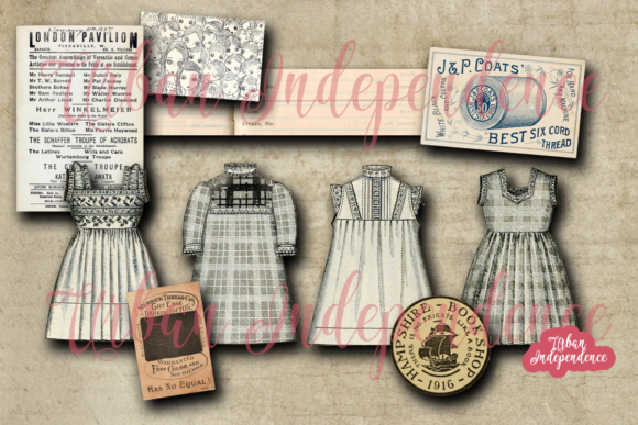 Download 70 Shabby Vintage Graphics Illustrations - Illustration Collection