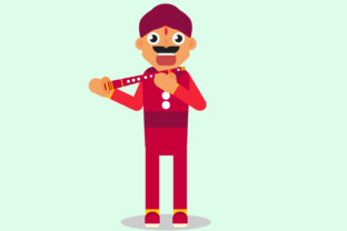 Download Indian Musician Vector Illustration - Illustration Collection